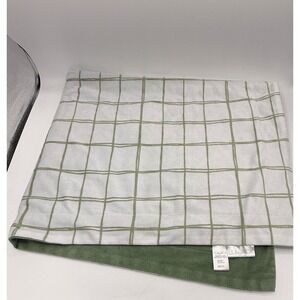 Lila & Jack Kids Blanket Sage Green Grid Plush Soft Baby Toddler 31 x 39